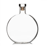 Round Glass Bottle with Lid 500ml